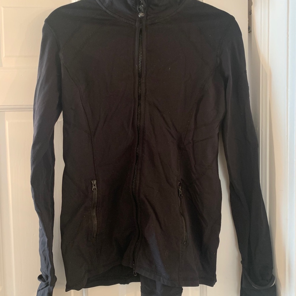 Women’s athletic zip-up.